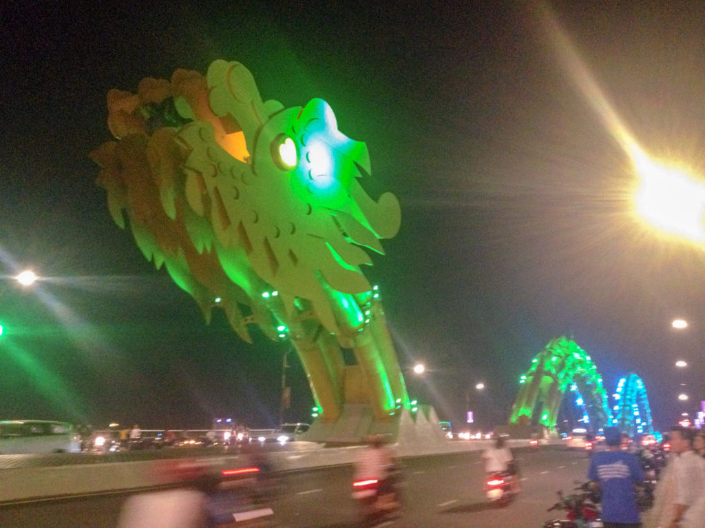 The Dragon Bridge in Vietnam