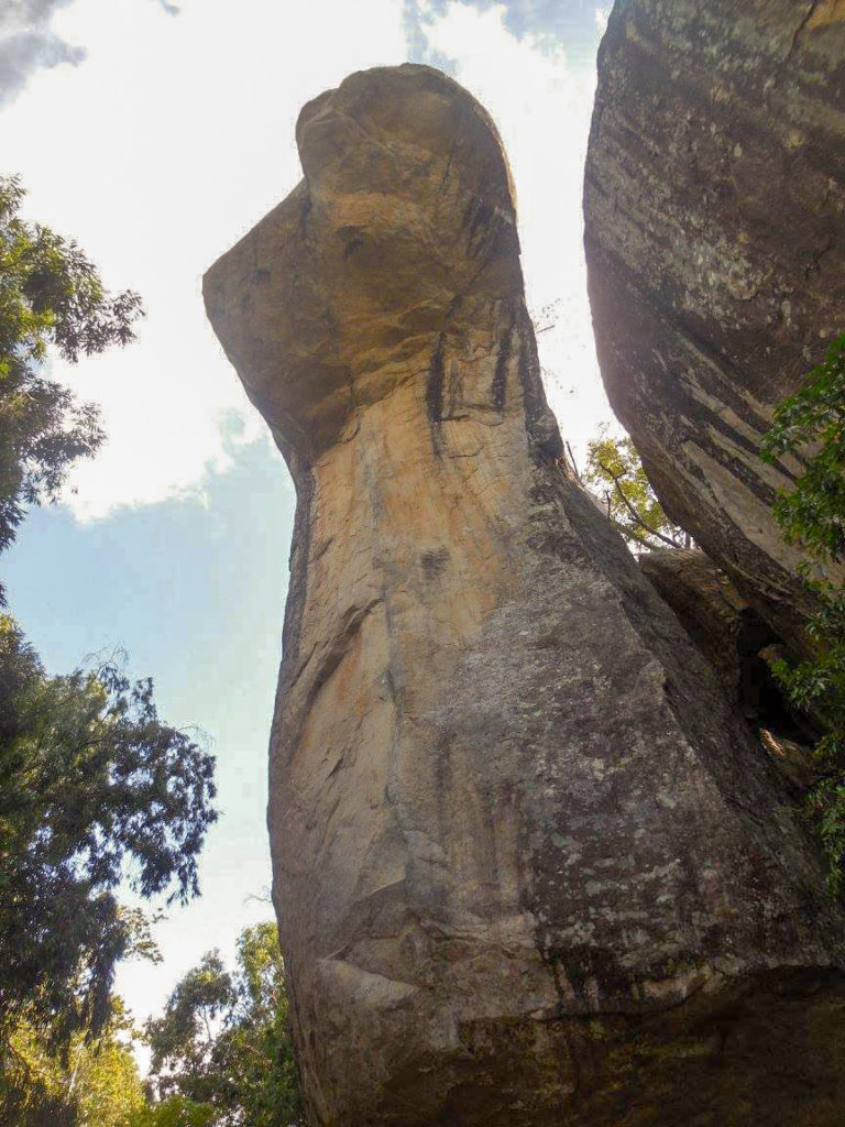 The Cobra Hood Cave at Sigiriya Rock