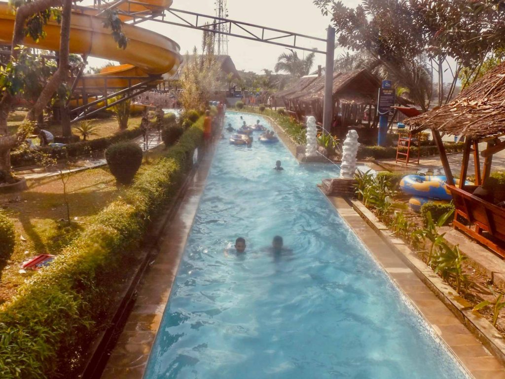 Tee Jay Water Park in Tasikmalaya, Indonesia