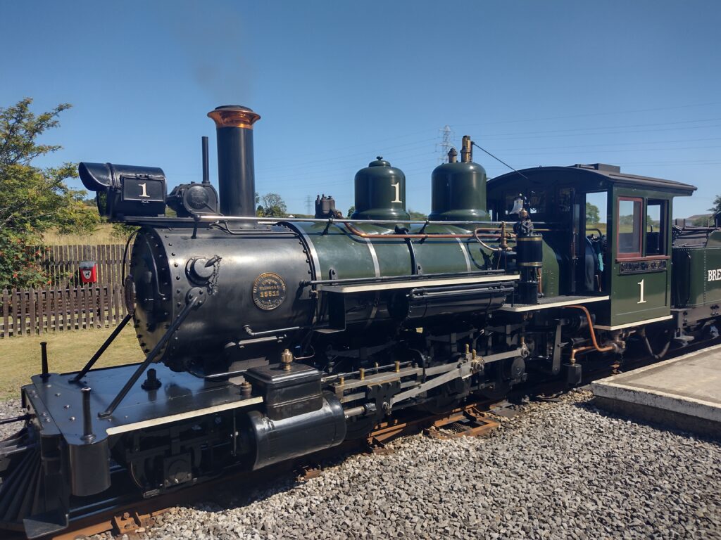 The Brecon Mountain Railway Steam Train